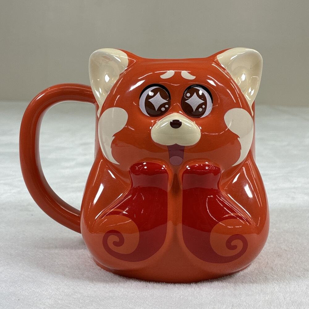 Disney 2022 Pixar Turning Red Mei Panda Ceramic Stoneware Glossy Jumbo Mug 31oz